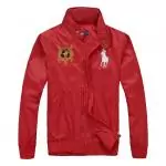 blouson ralph lauren homme racing couronne imperiale rouge